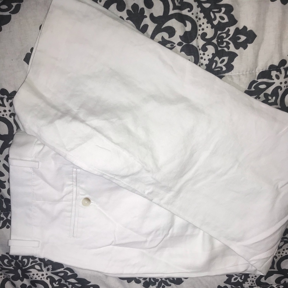 Perry Ellis Men White dress pants